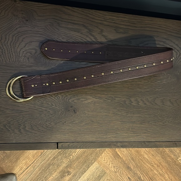 Michael Kors Wide Leather Belt - Picture 6 of 11